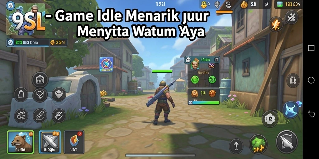 Tampilan gameplay 9SL yang seru dan mendebarkan.