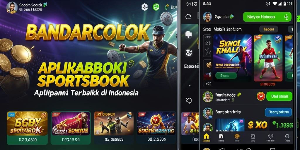 Tampilan gameplay interaktif aplikasi SPORTSBOOK BANDARCOLOK.