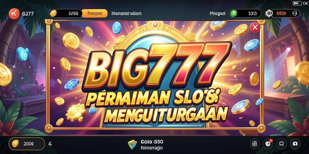 Tampilan gameplay seru dan menarik dari BIG777.
