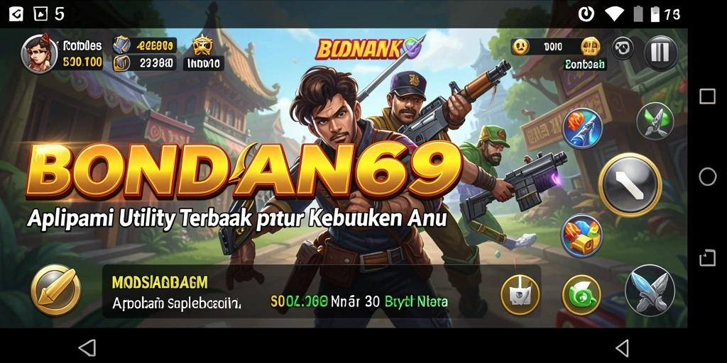 Tampilan utama BONDAN69 dengan fitur-fitur Utility yang memudahkan.