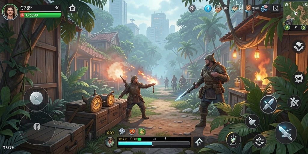 Tampilan gameplay C789 yang menarik dan interaktif.