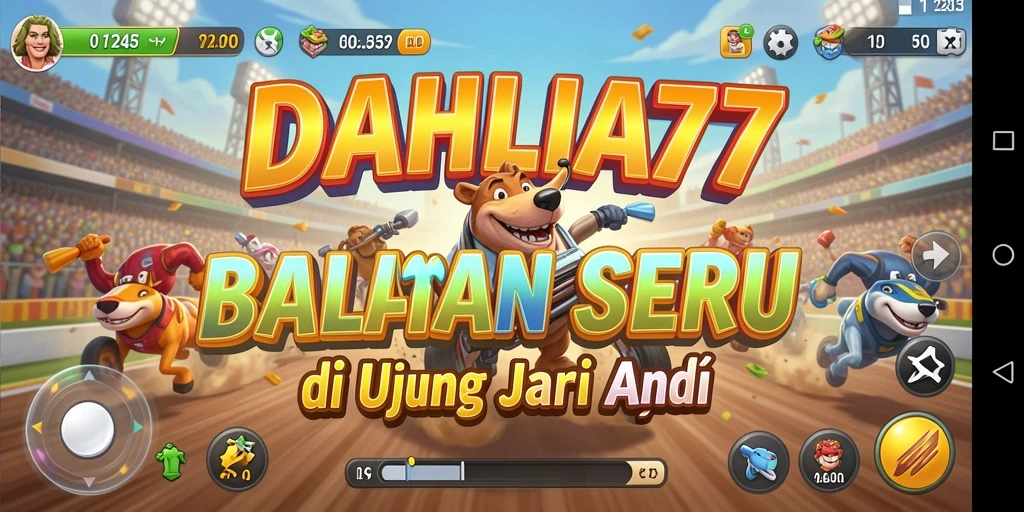 Tampilan menegangkan saat balapan di DAHLIA77 dengan efek visual menawan.