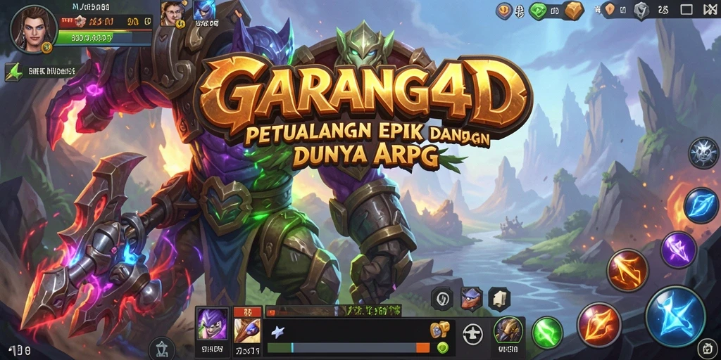 Tampilan gameplay GARANG4D yang epik dan mendebarkan.