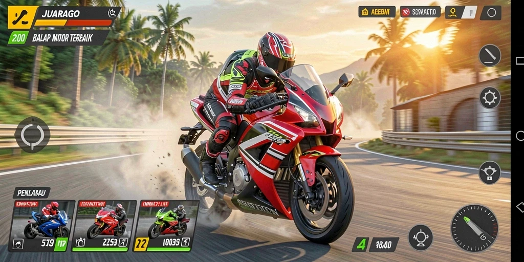 Tampilan gameplay JUARAGO yang seru dan mendebarkan.