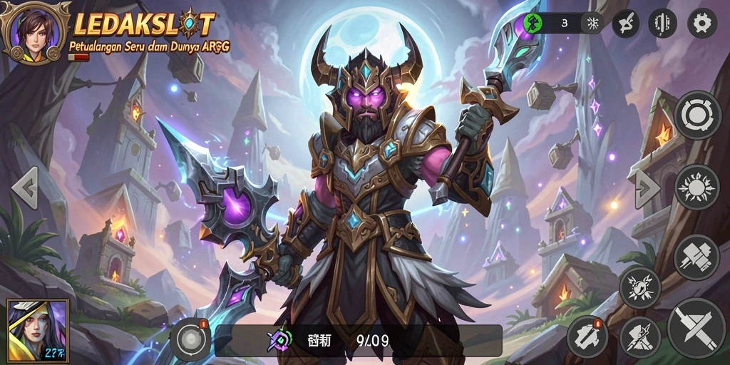 Tampilan menarik gameplay ARPG LEDAKSLOT dengan aksi penuh petualangan.