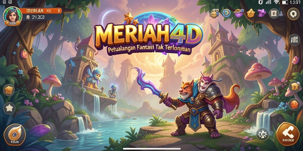 Tampilan gameplay RPG yang seru di MERIAH4D.