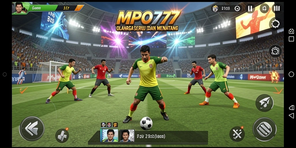 Tampilan gameplay MPO777 yang intens dan mendebarkan saat bertanding.