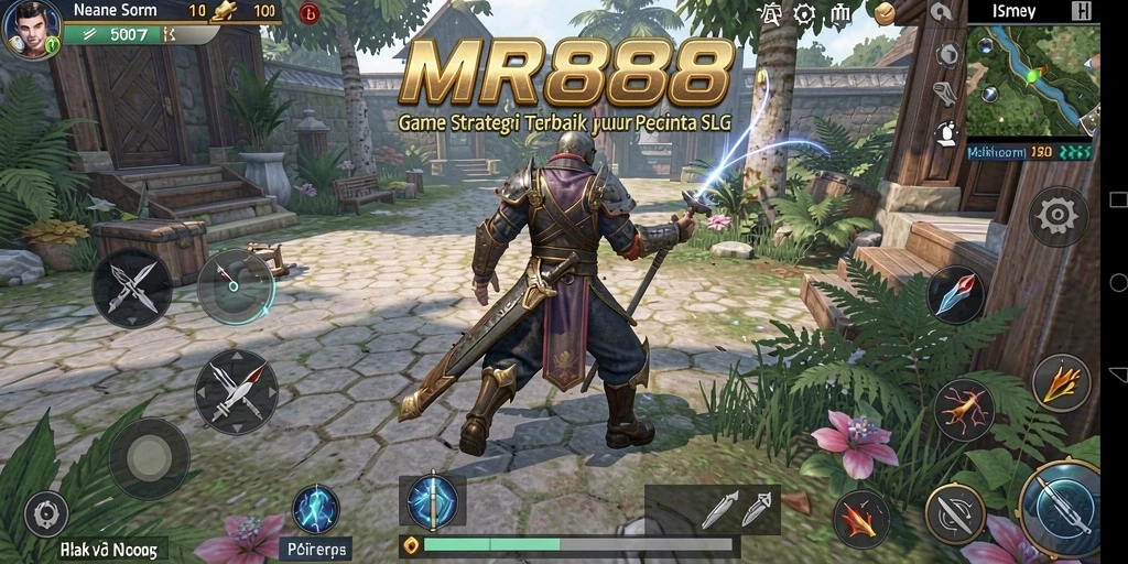 Tangkapan layar gameplay <strong>MR888</strong> yang menunjukkan pertempuran strategis.