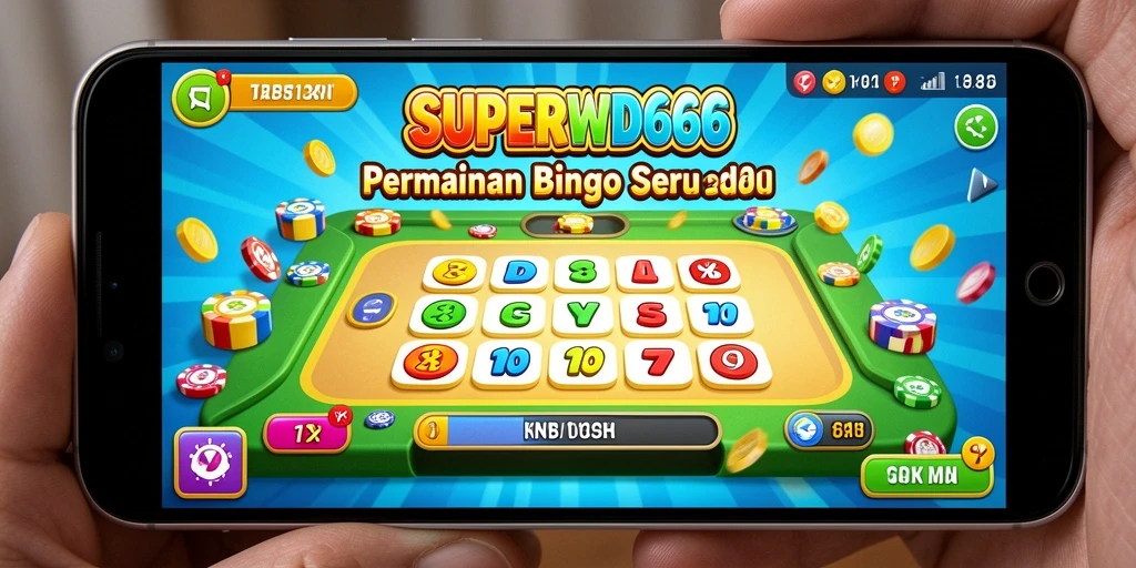 Tampilan antarmuka permainan Bingo yang menarik dan interaktif.