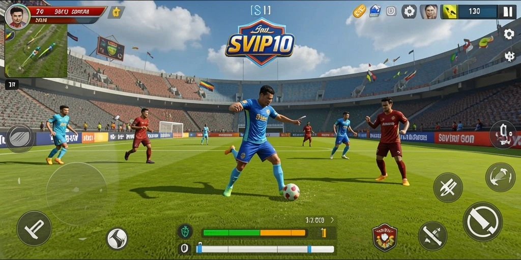 Tampilan gameplay SVIP10 yang seru dan penuh aksi olahraga.