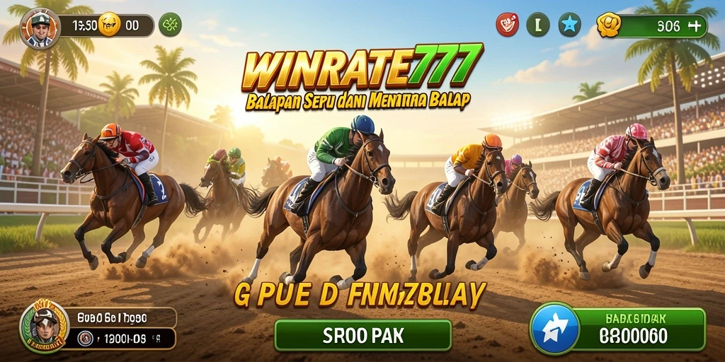 Gameplay balap seru dan mendebarkan di WINRATE777.