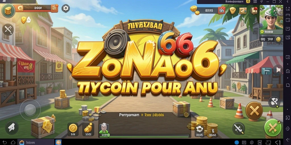 Tampilan gameplay ZONA66 yang menampilkan strategi Tycoon yang mendebarkan.